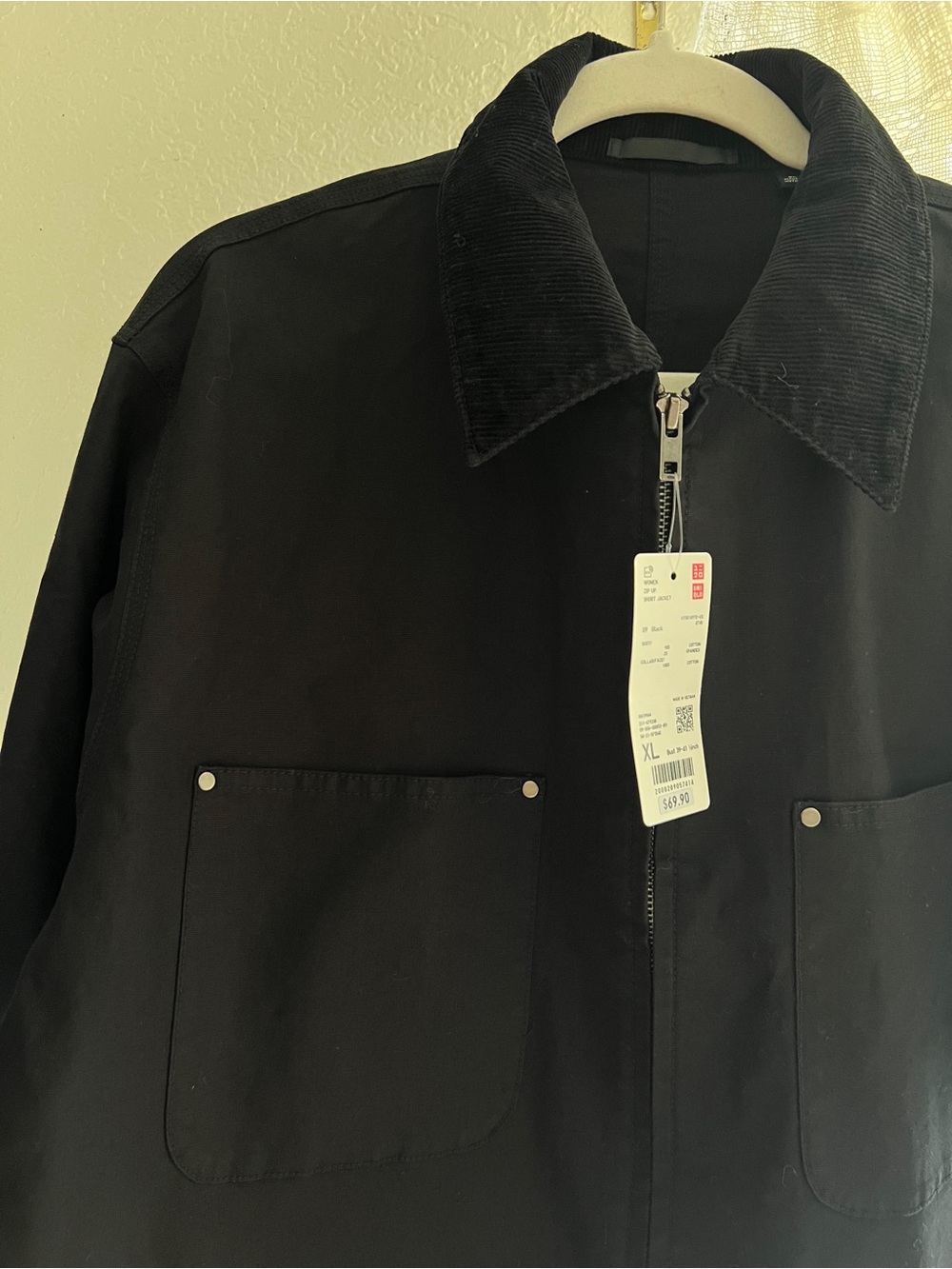 Uniqlo Natural Zip-Up Short Jacket - Picture 3 of 6